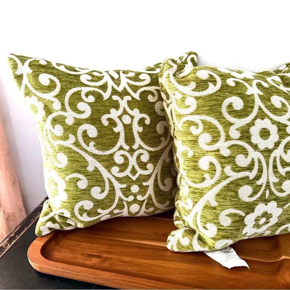 Endless Possibilities Sofa Pillow Case Green 18x18 Square New